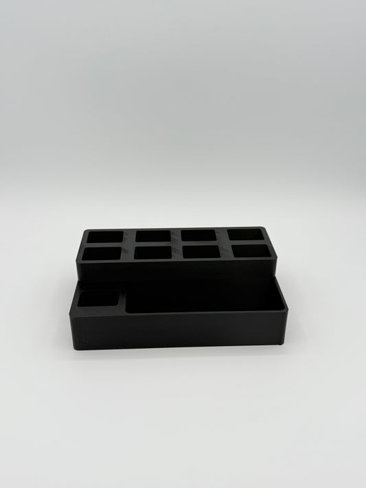 Large Pistol Stand, 8 magazines
