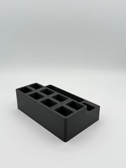 Medium Pistol Stand, 8 magazines